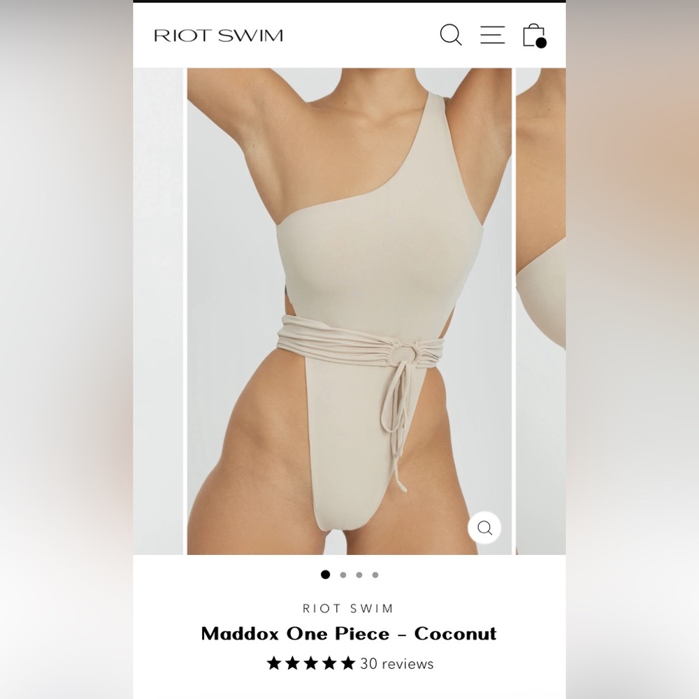 RIOT SWIM
Maddox One Piece - Sage- worn once